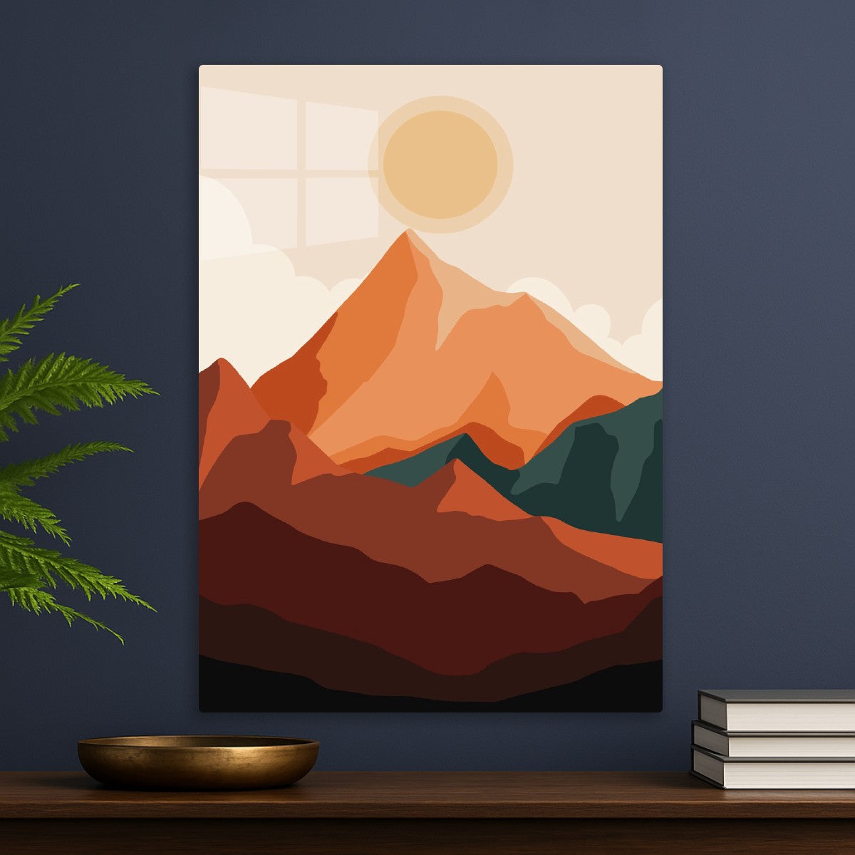 Earth Horizon Mountain Layers