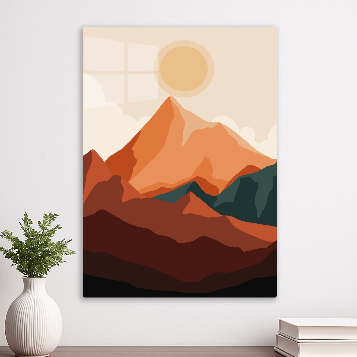 Earth Horizon Mountain Layers