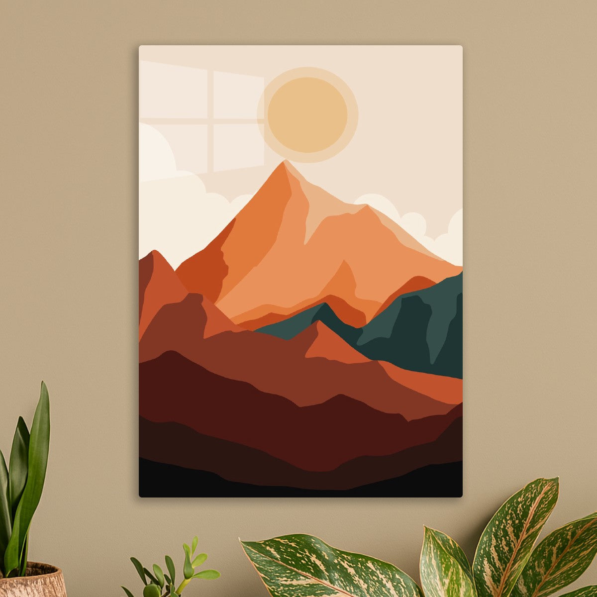 Earth Horizon Mountain Layers