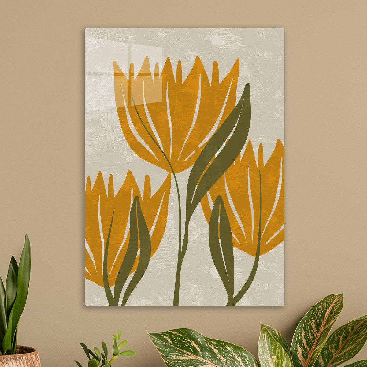 Radiant Sun Lines Flowers