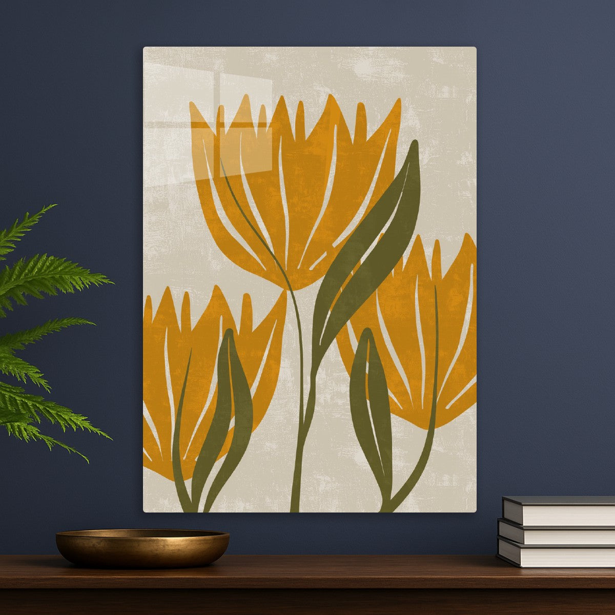 Radiant Sun Lines Flowers