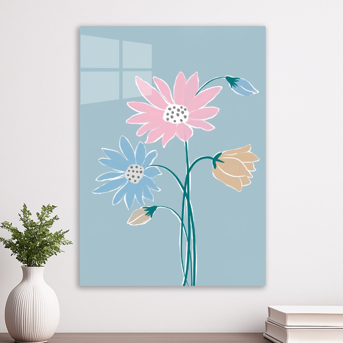 Pastel Wildflowers Art