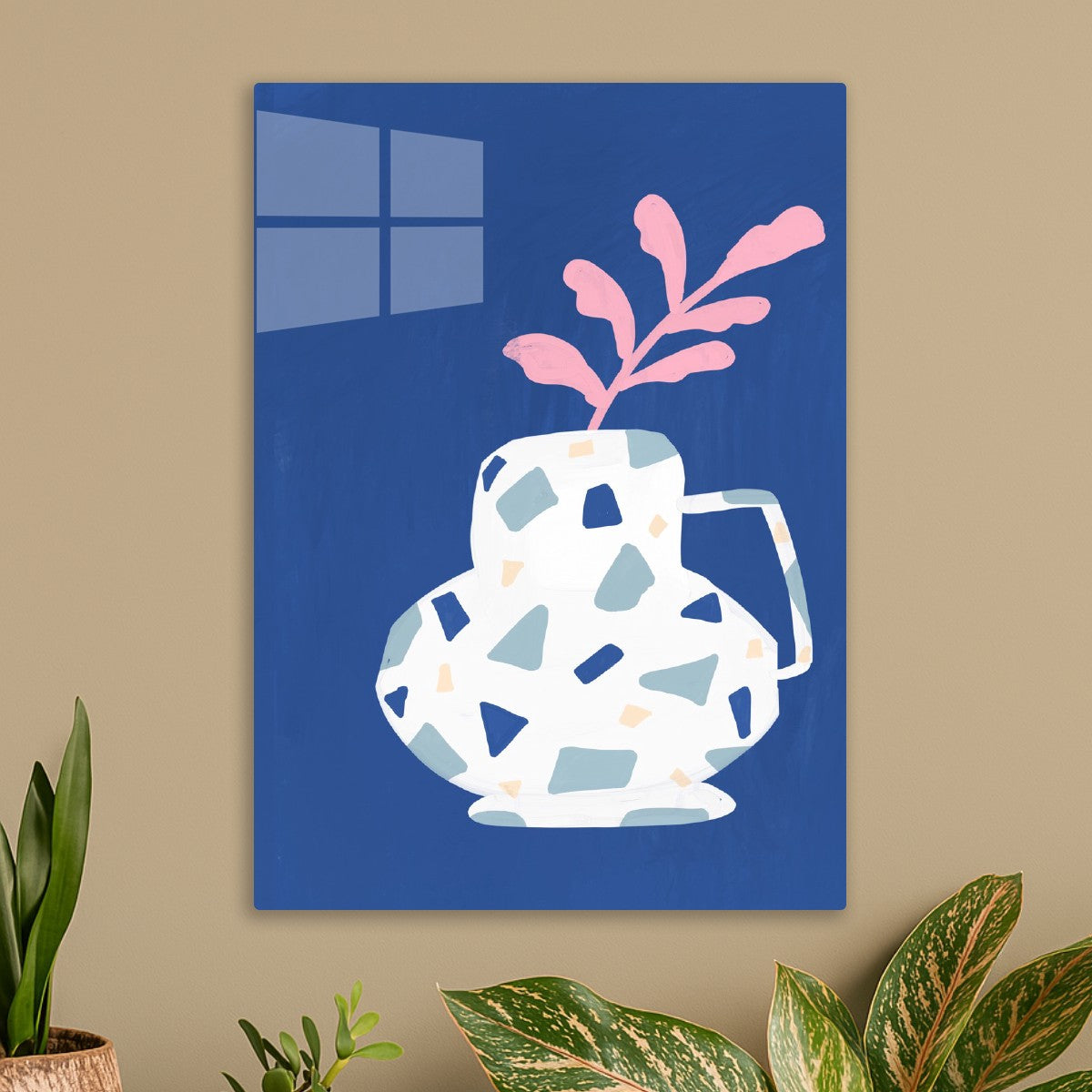 Terrazzo Vase Art Print