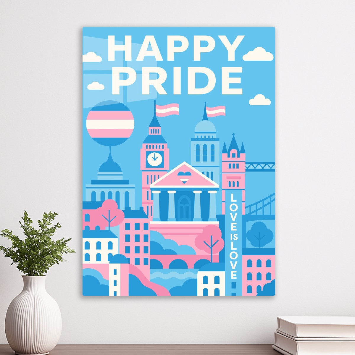 Happy Pride Cityscape UK