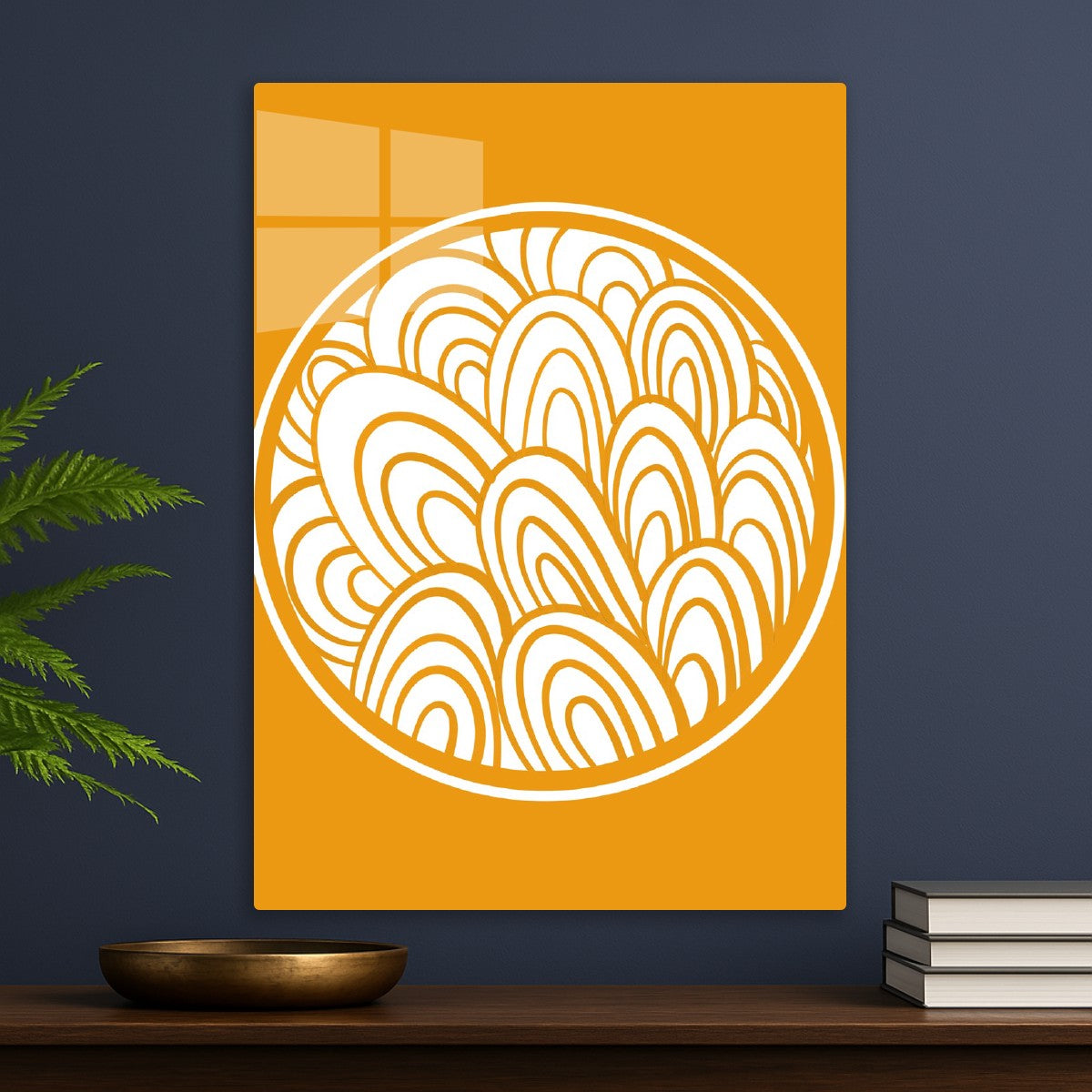 Abstract Gold Organic Design