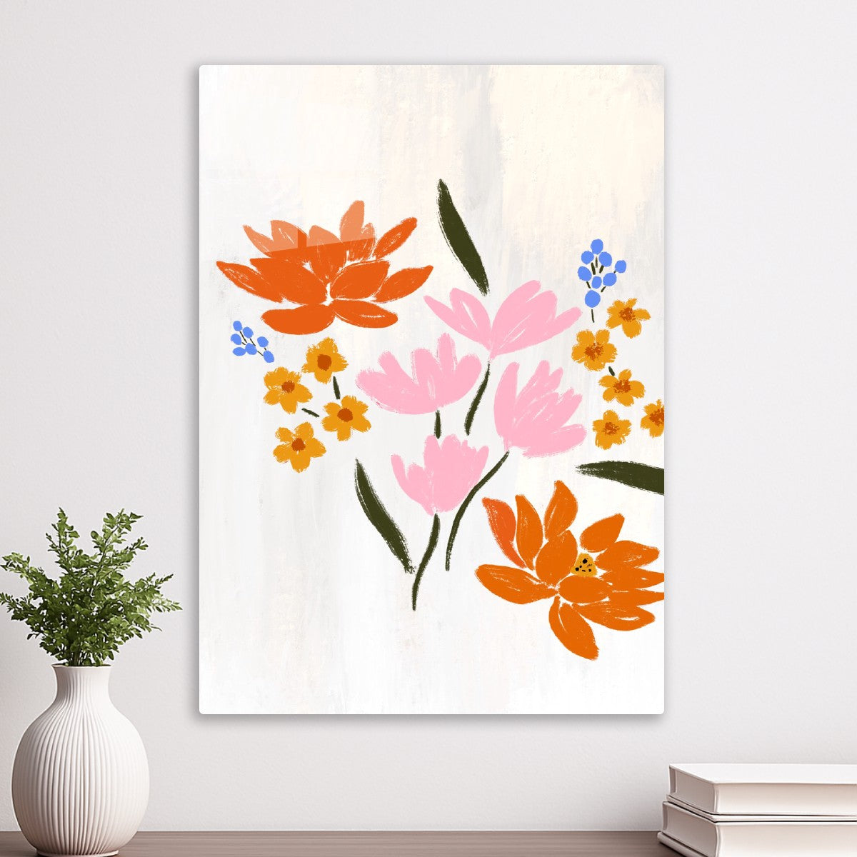 Bright Abstract Flowers