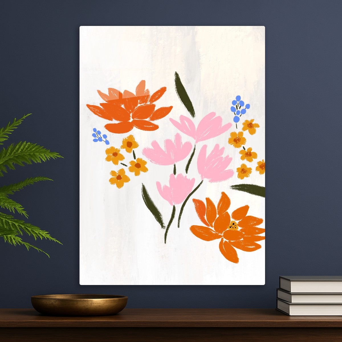 Bright Abstract Flowers