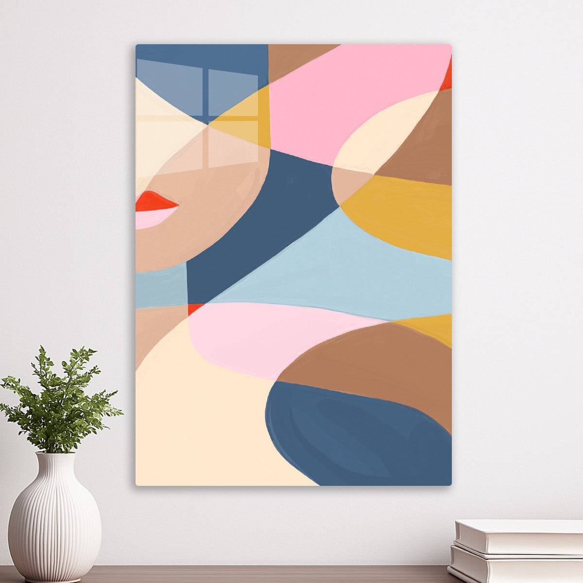Abstract Face Collage