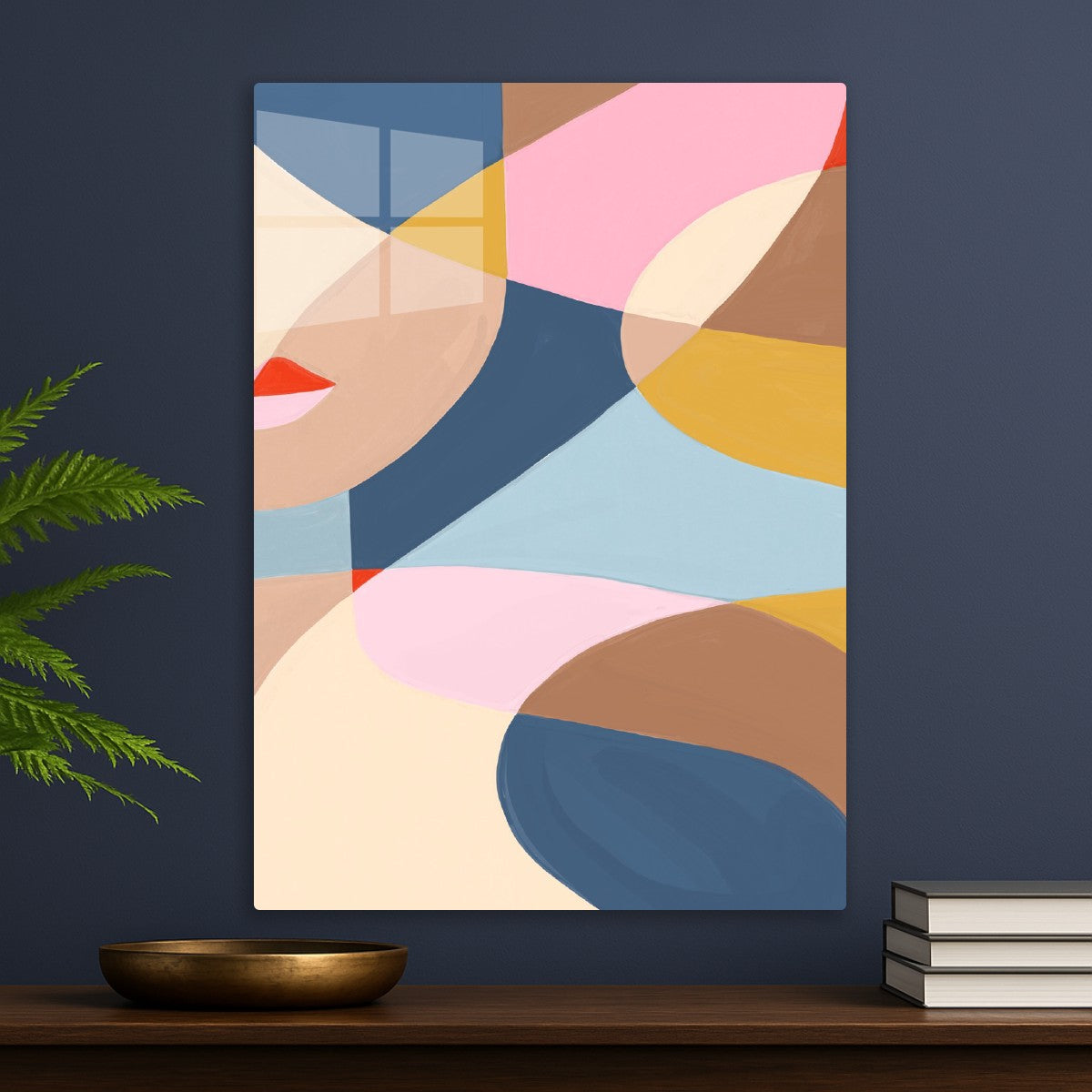 Abstract Face Collage