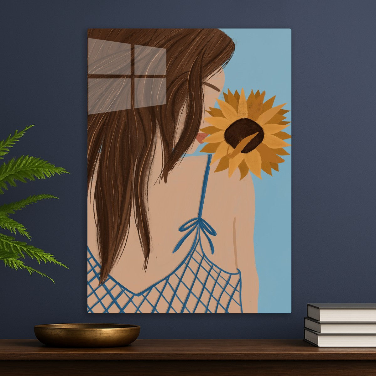 Girl with Sunflower