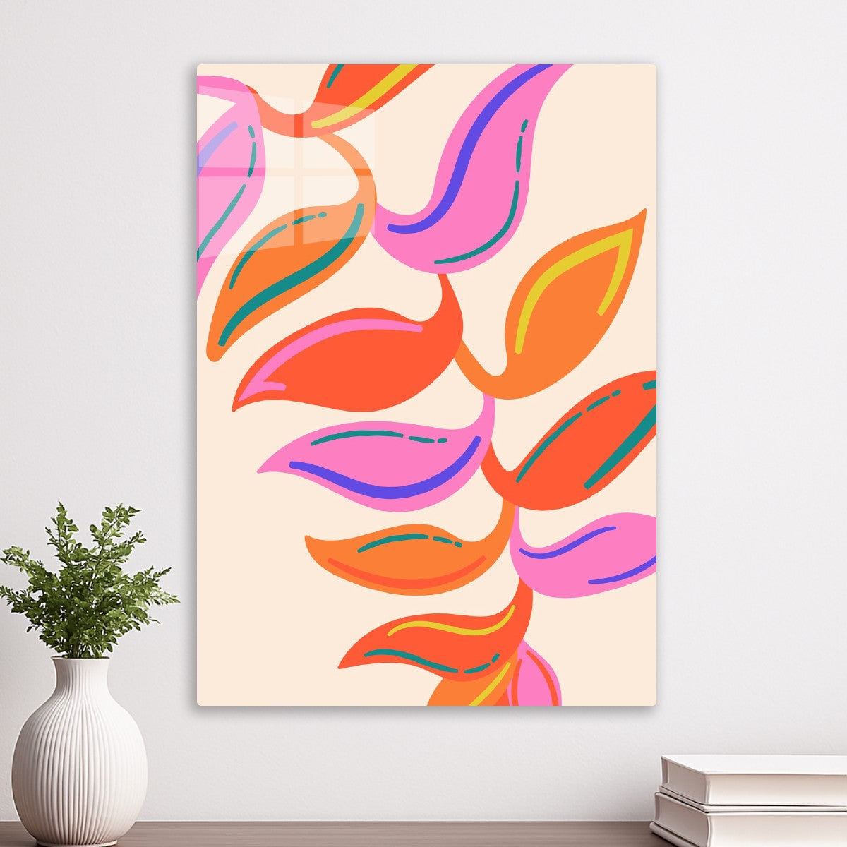 Vibrant Leaf Flow
