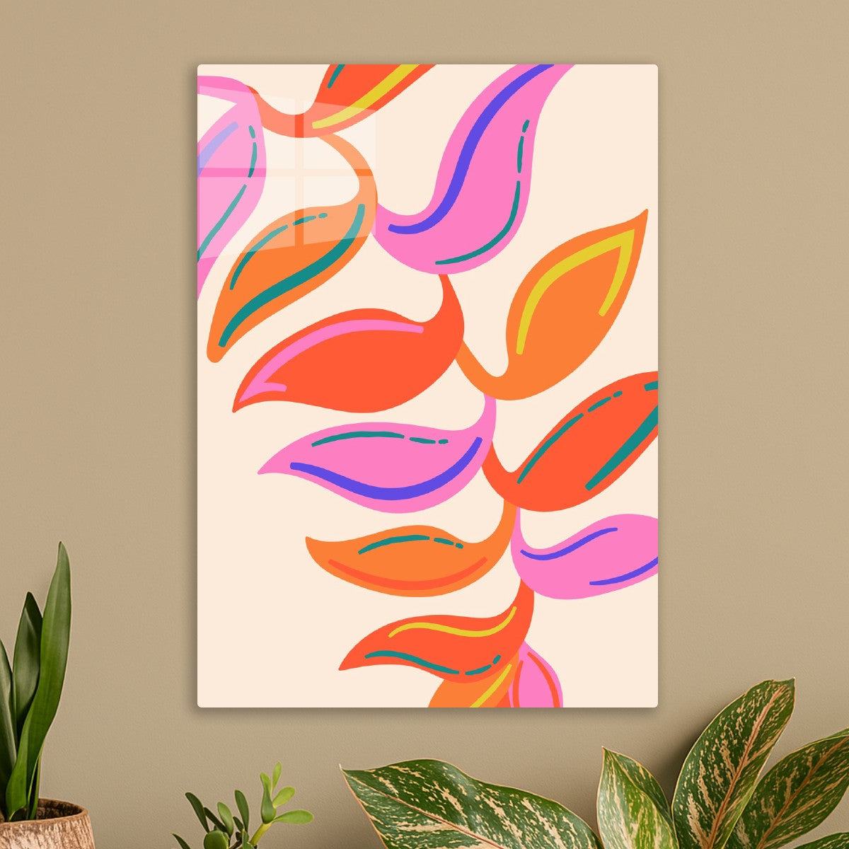 Vibrant Leaf Flow