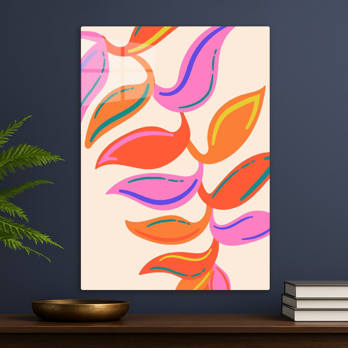 Vibrant Leaf Flow