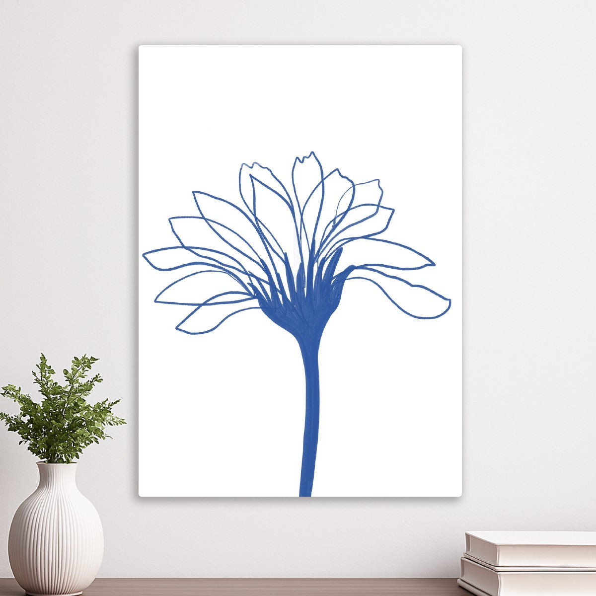 Blue Line Flower
