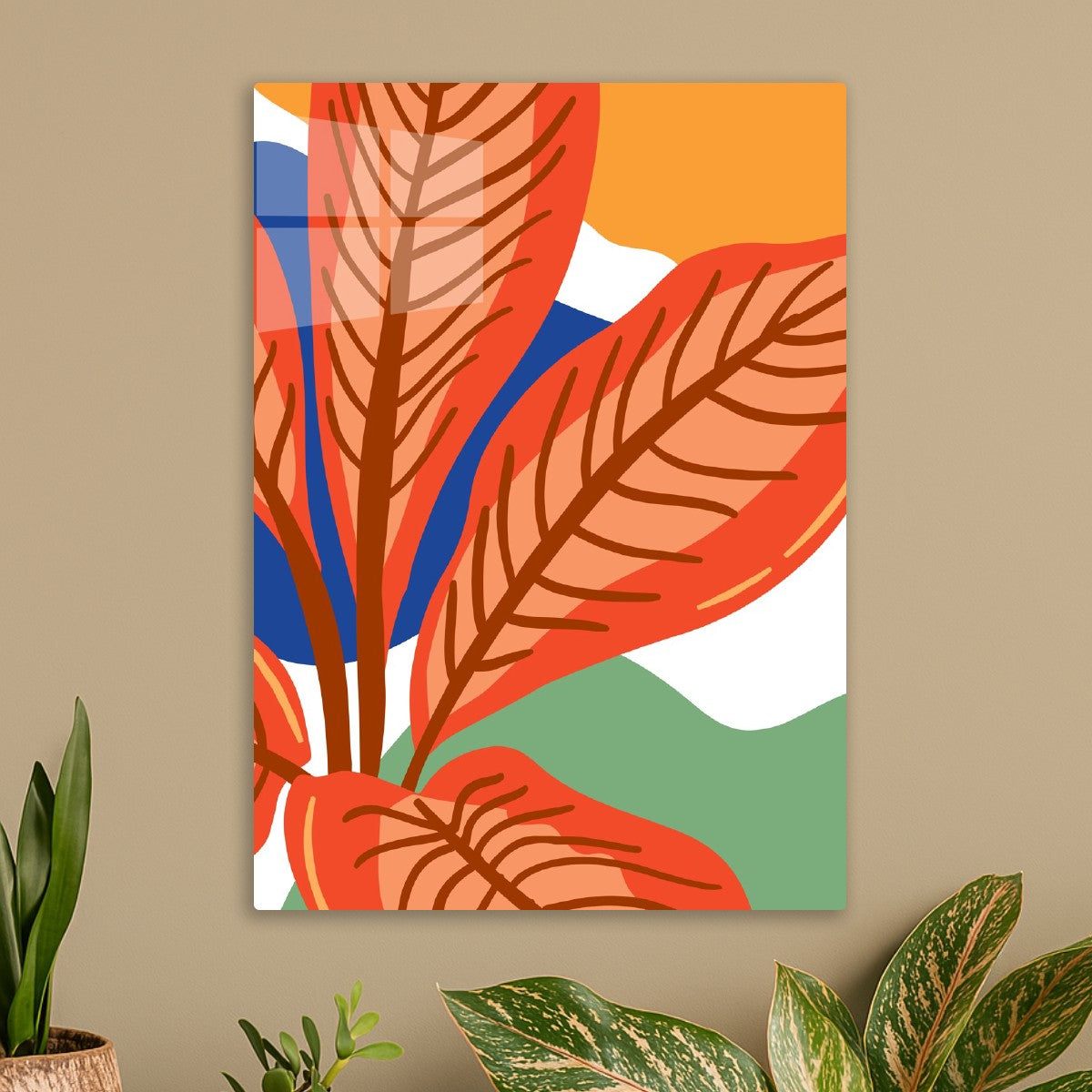 Warm Botanical Leaves