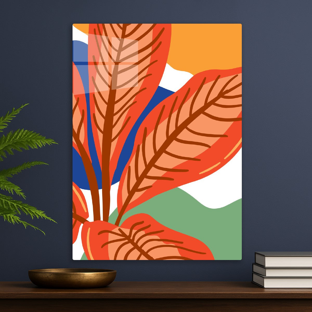 Warm Botanical Leaves