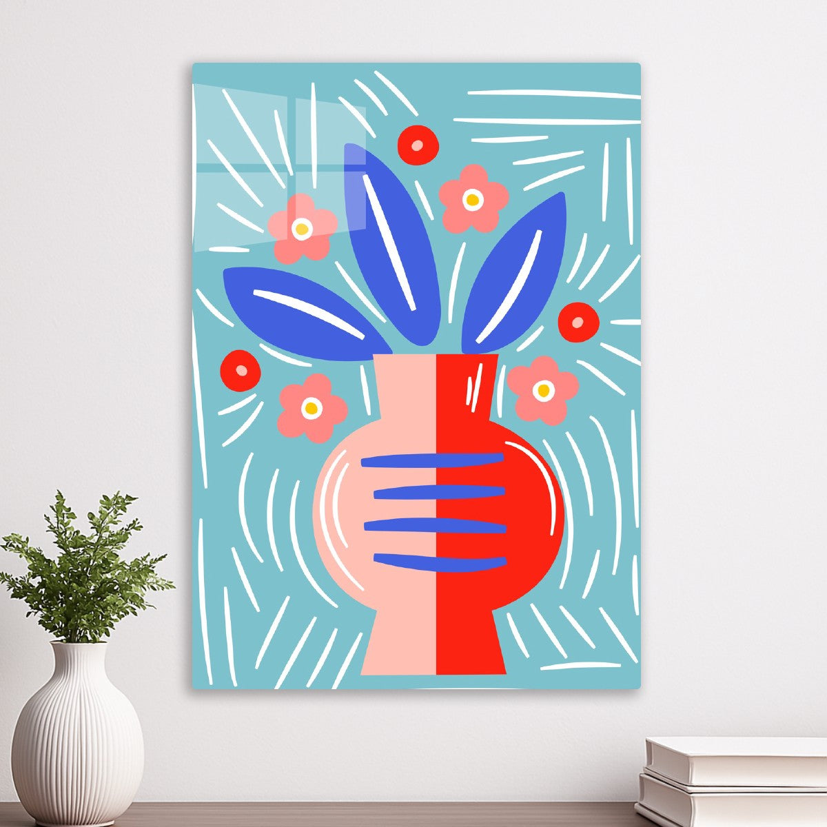 Abstract Vase Bloom