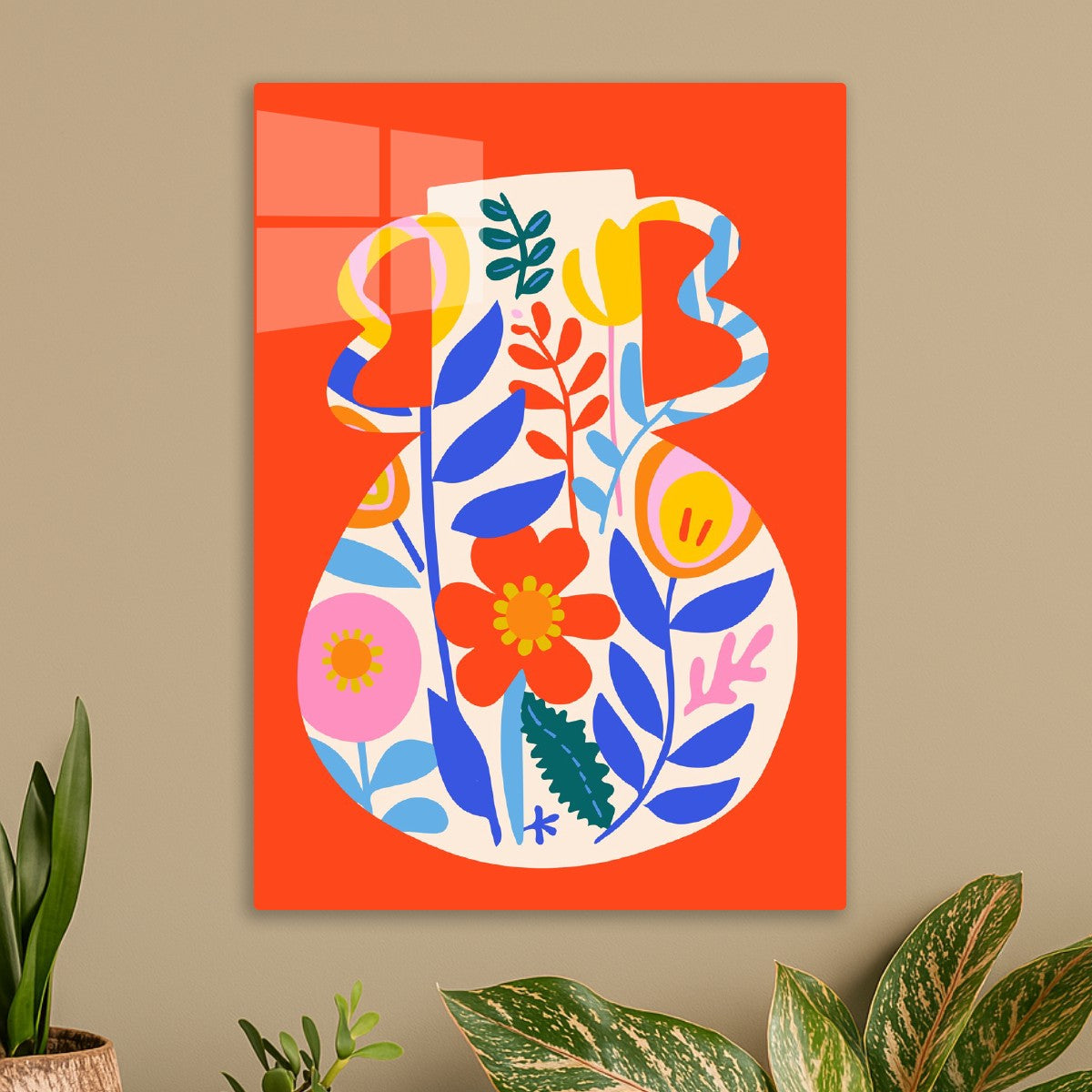 Bold Floral Jug