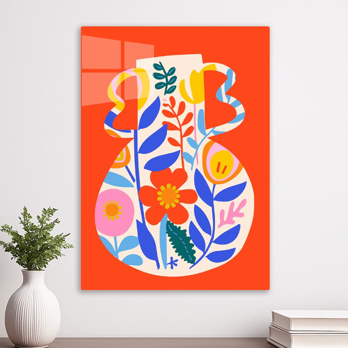 Bold Floral Jug
