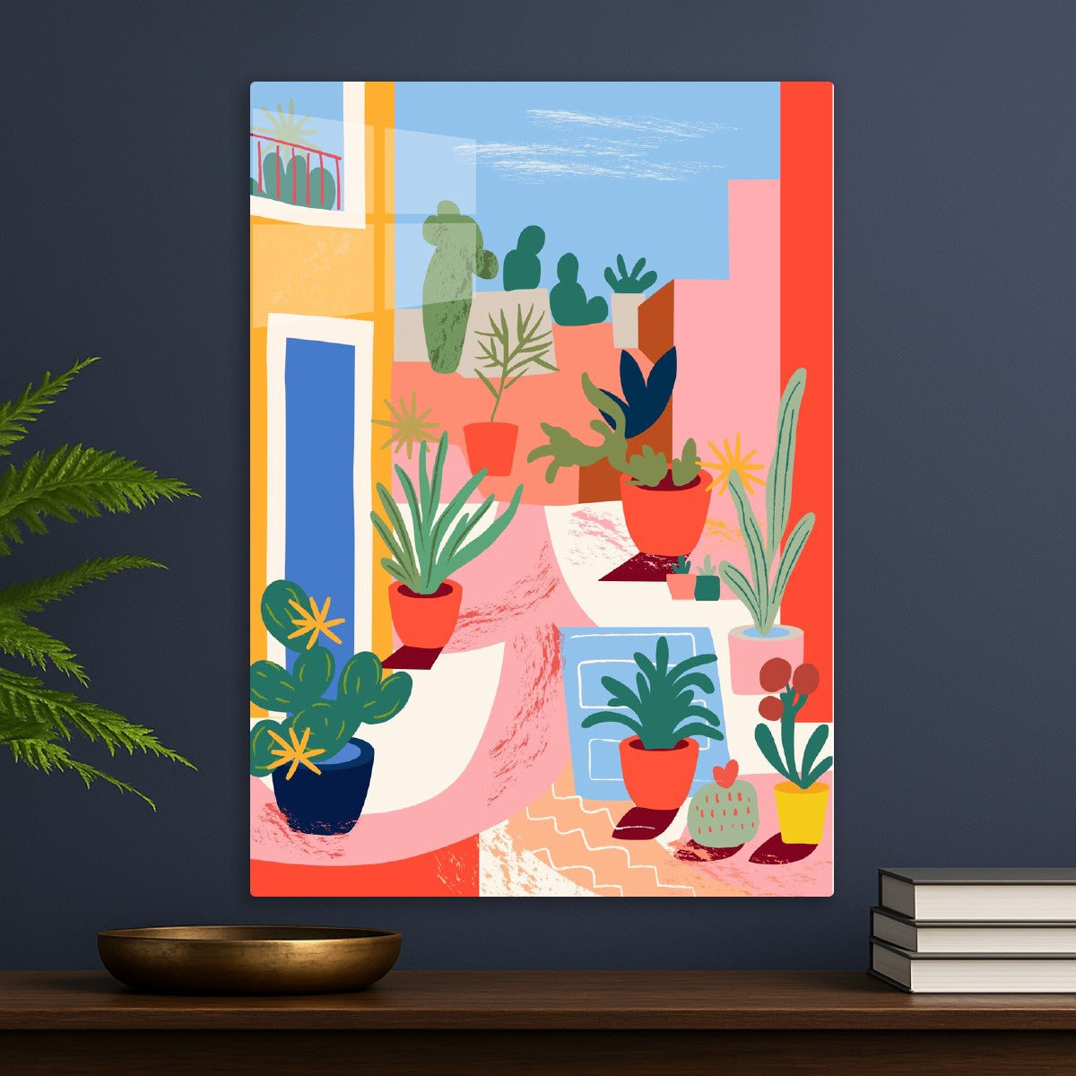 Colorful Garden Terrace