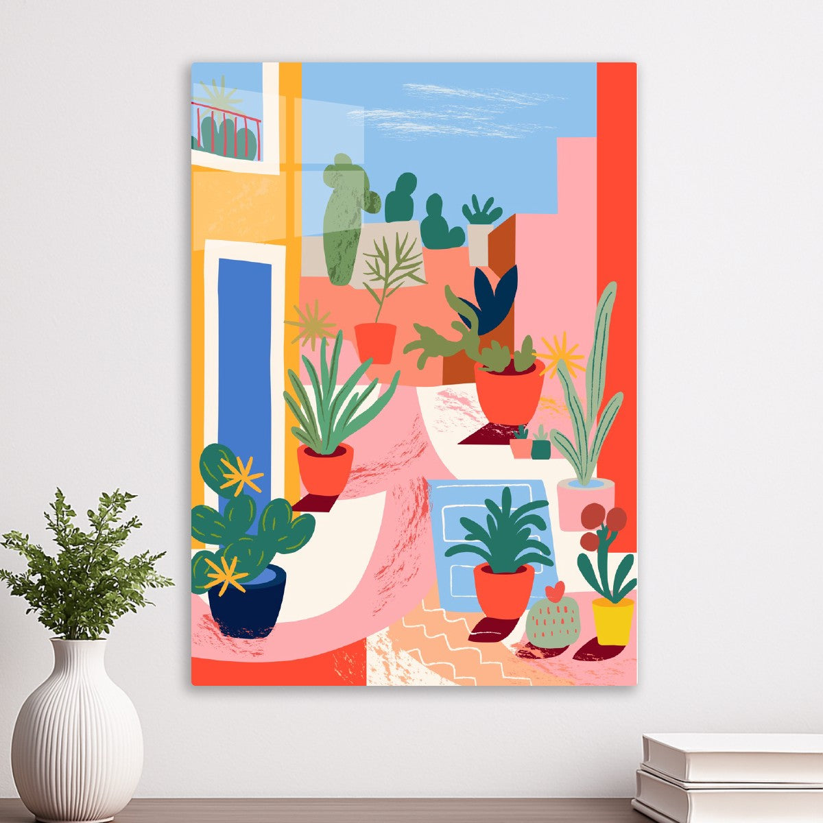 Colorful Garden Terrace