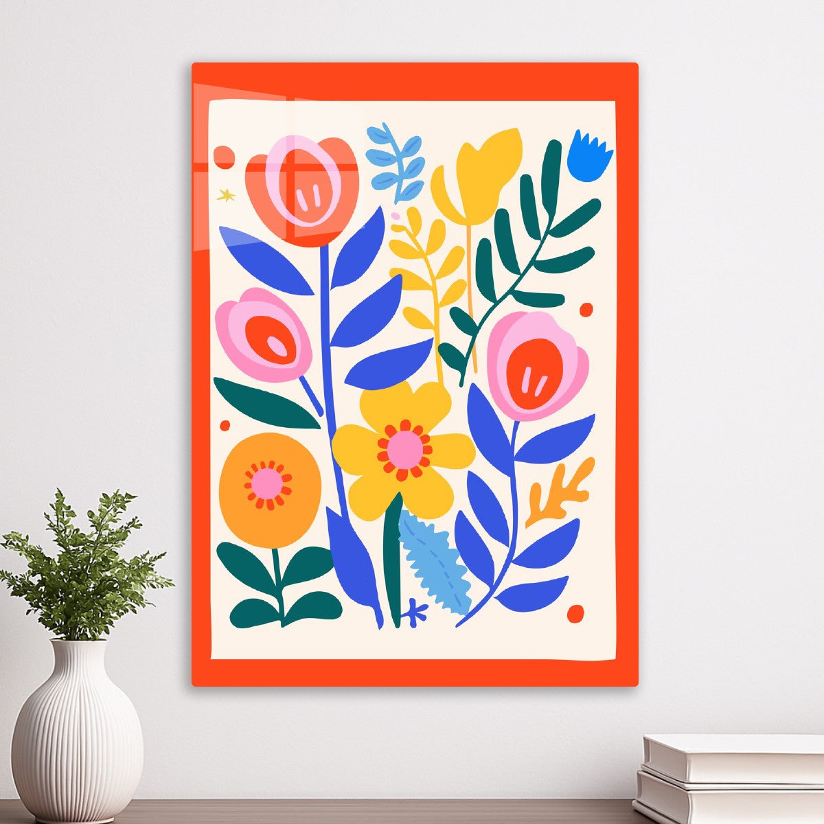 Framed Flower Garden