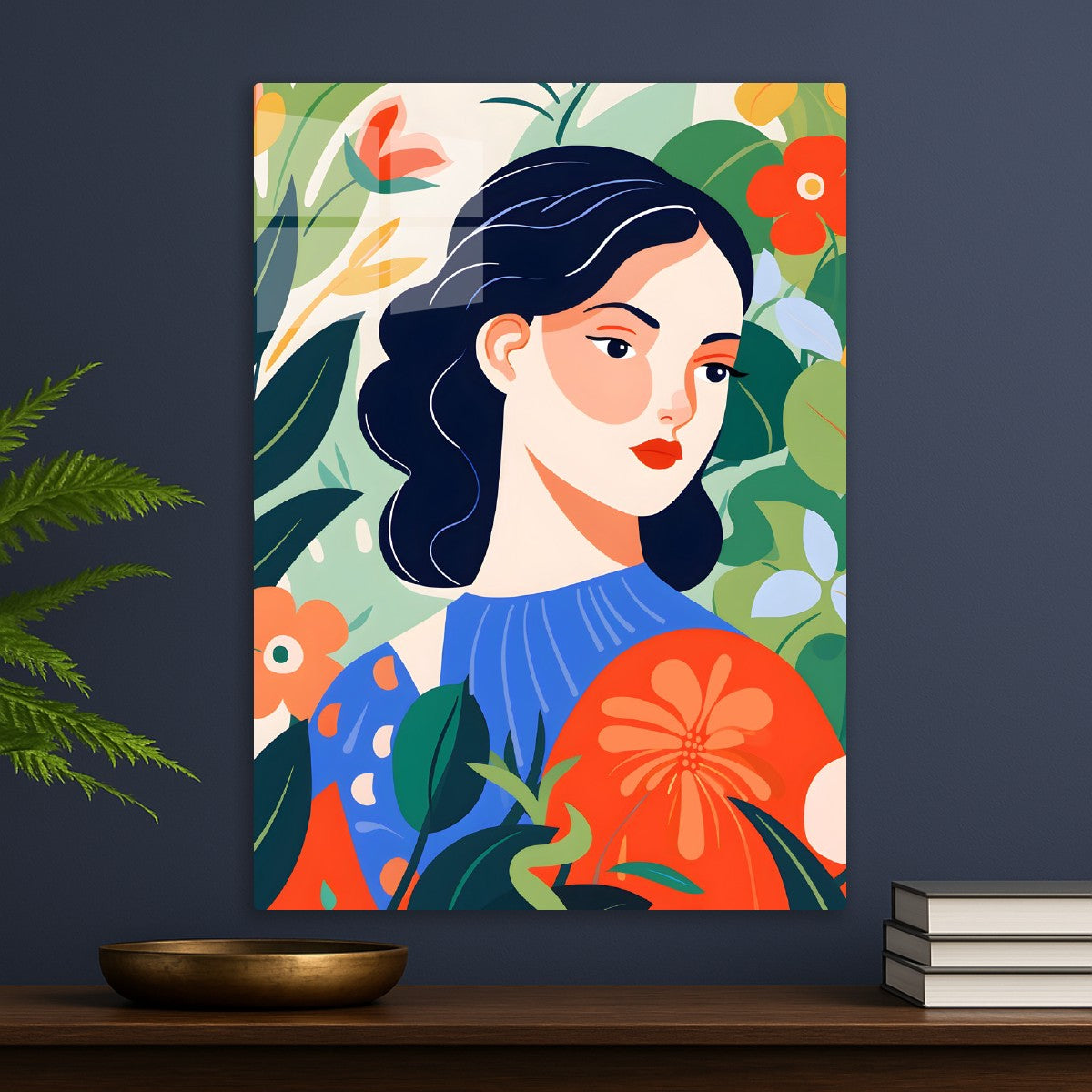 Botanical Portrait Beauty