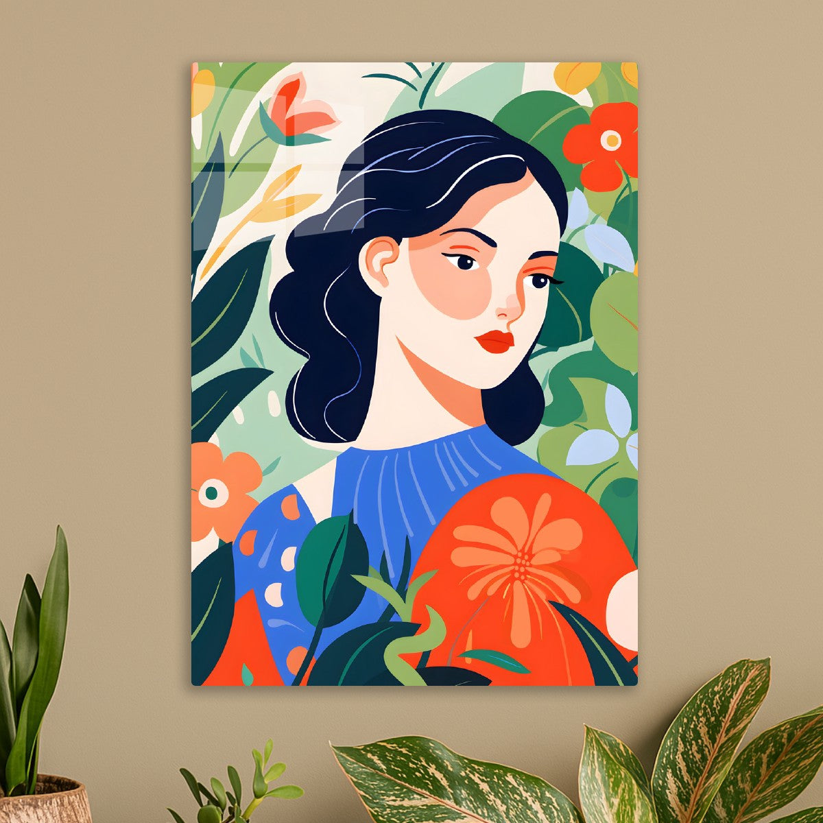 Botanical Portrait Beauty