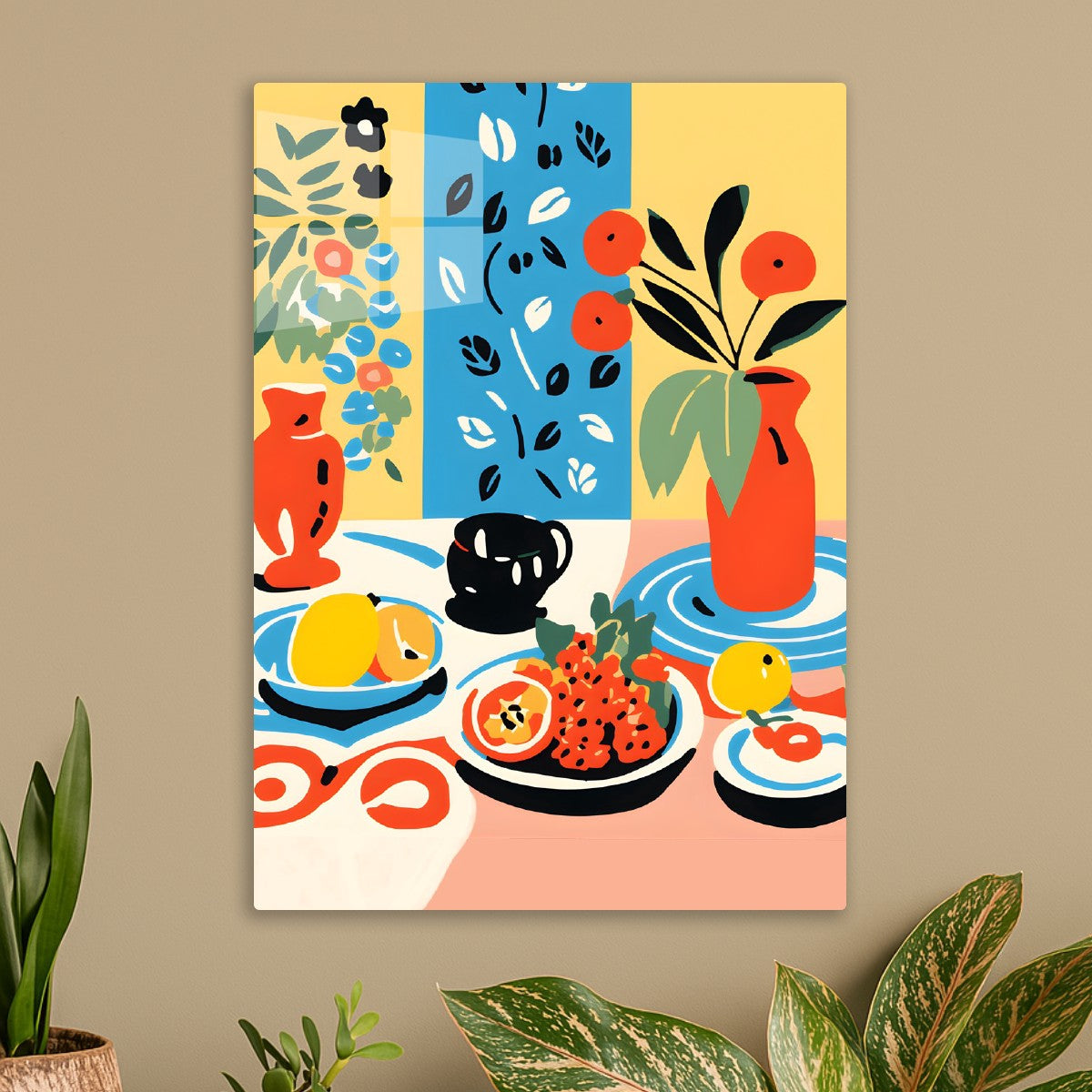 Colorful Fruit Table