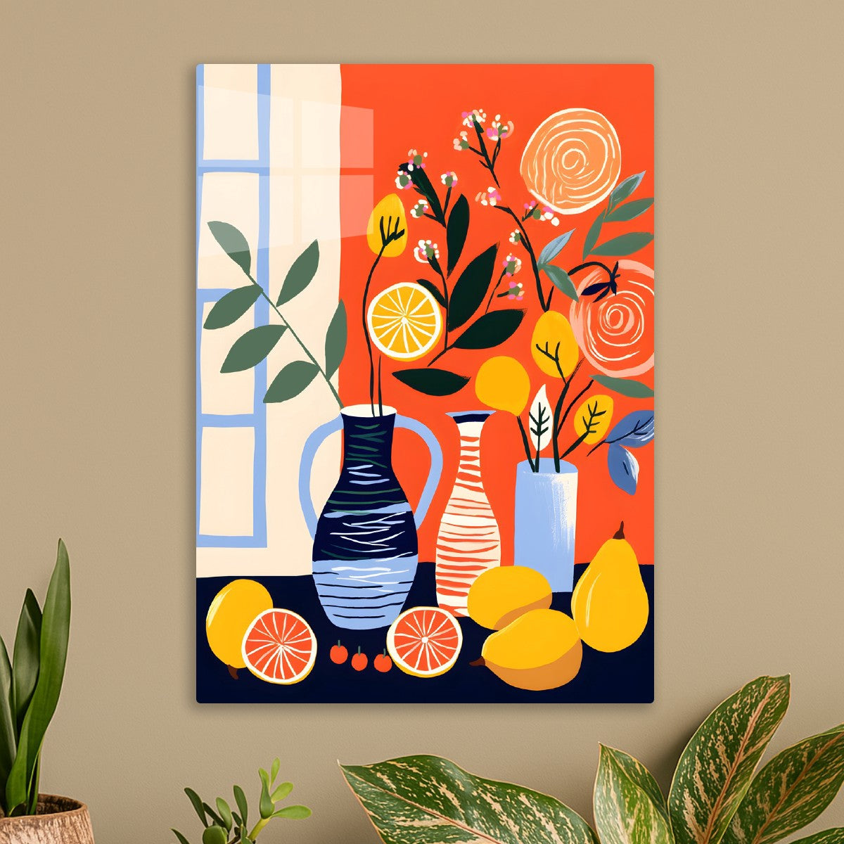 Citrus Vase Still Life