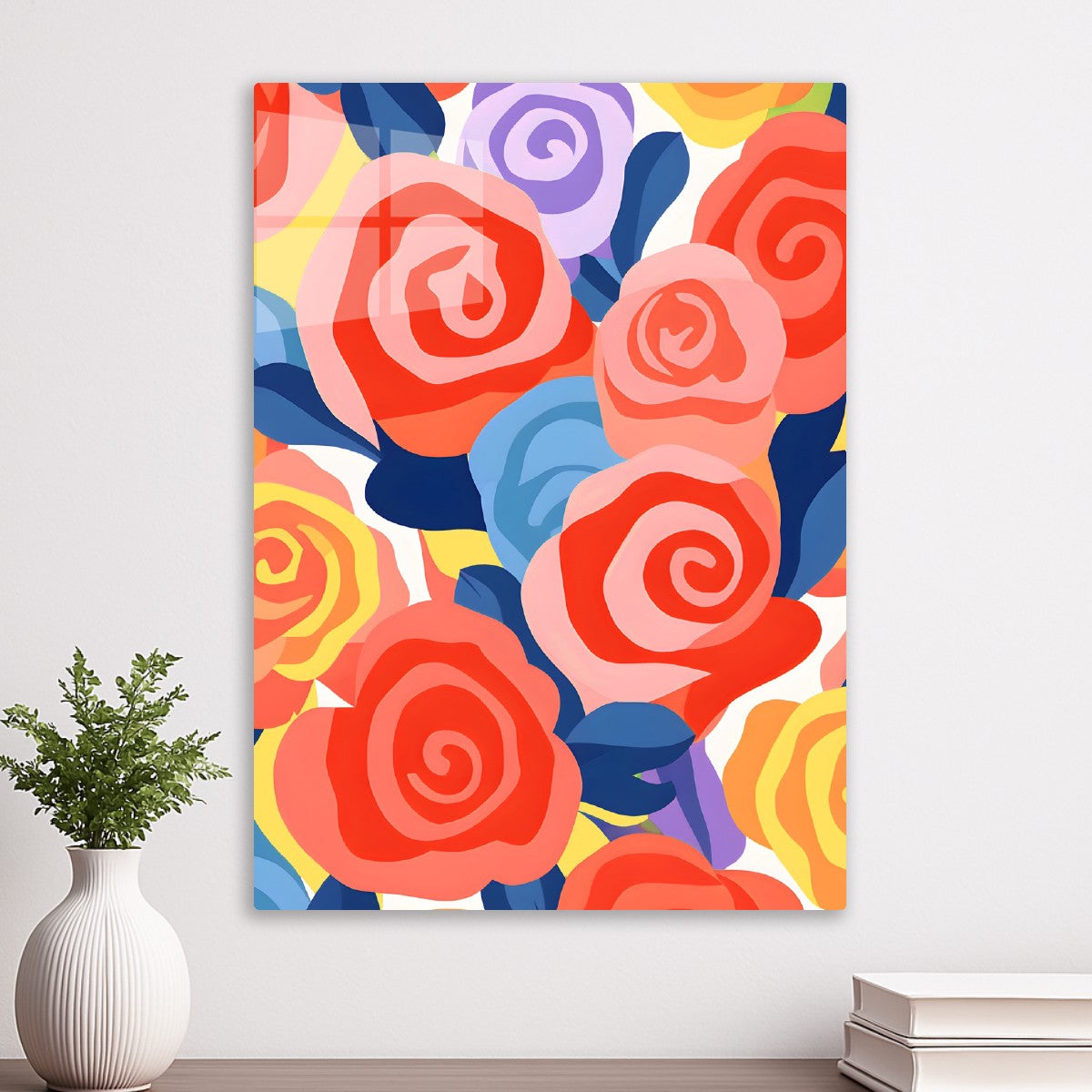 Bold Rose Pattern