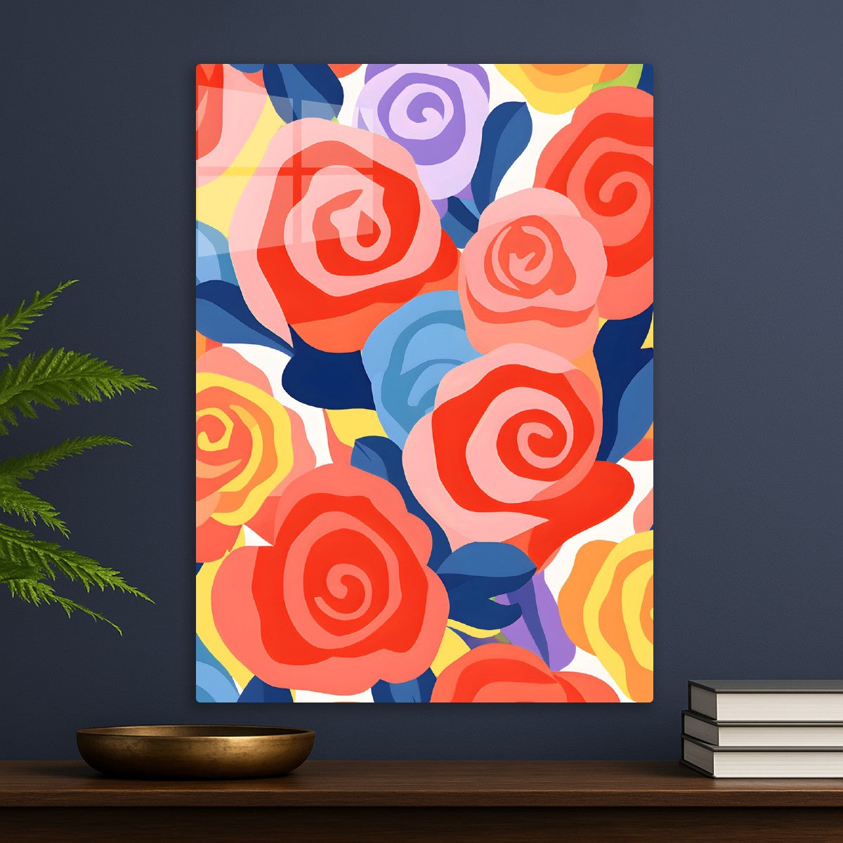 Bold Rose Pattern