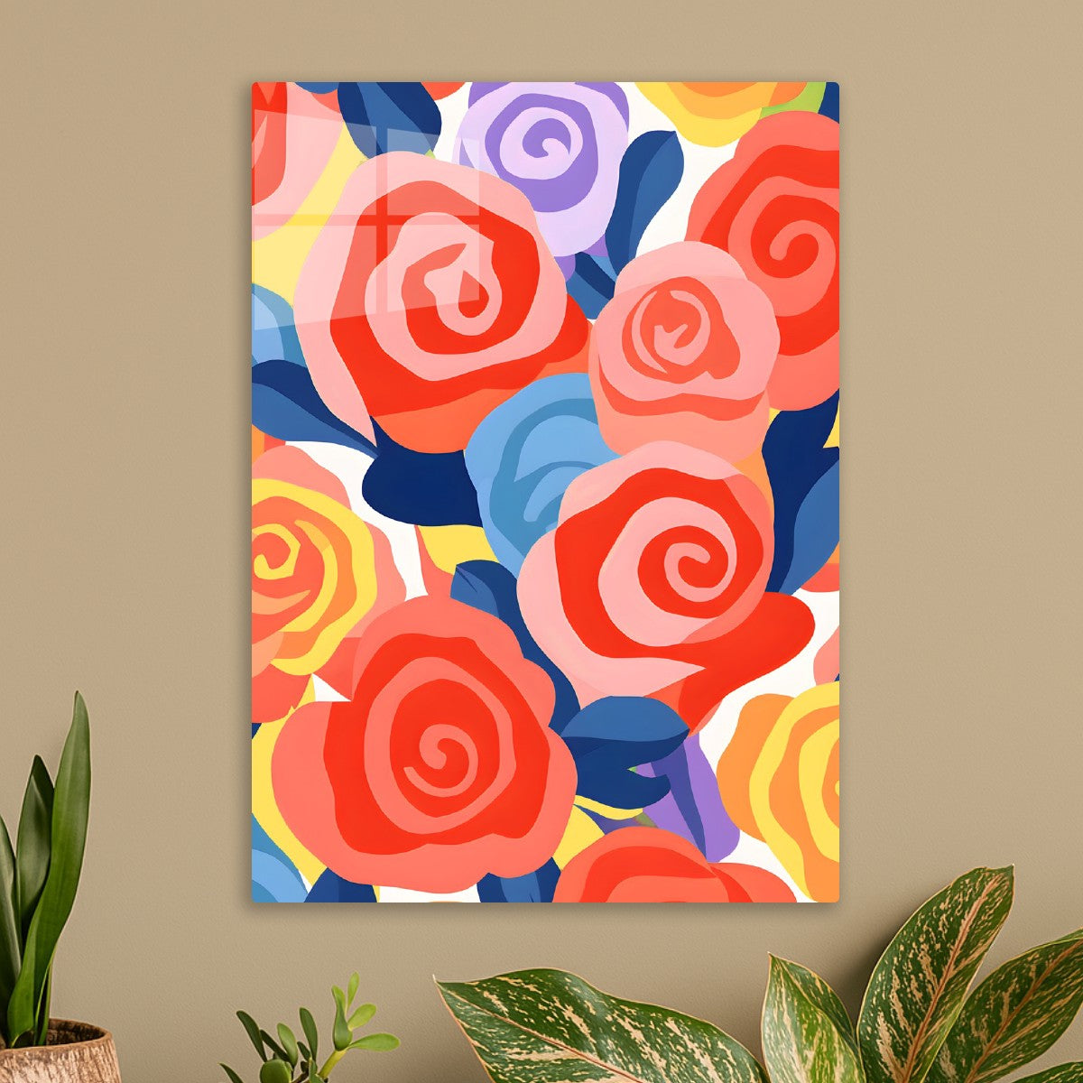Bold Rose Pattern