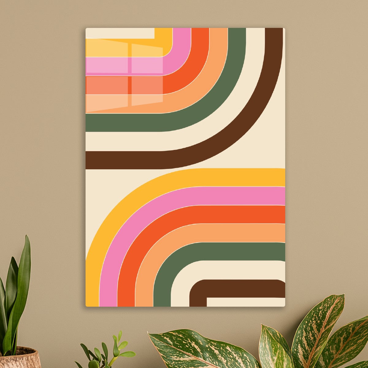 70s Retro Arch Stripes
