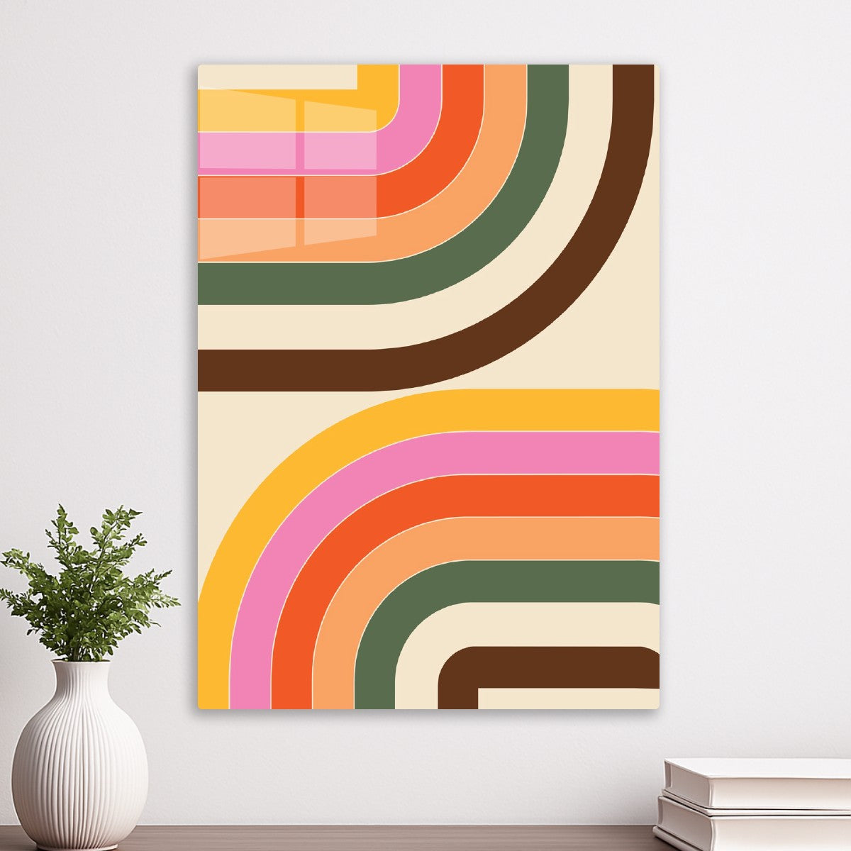 70s Retro Arch Stripes