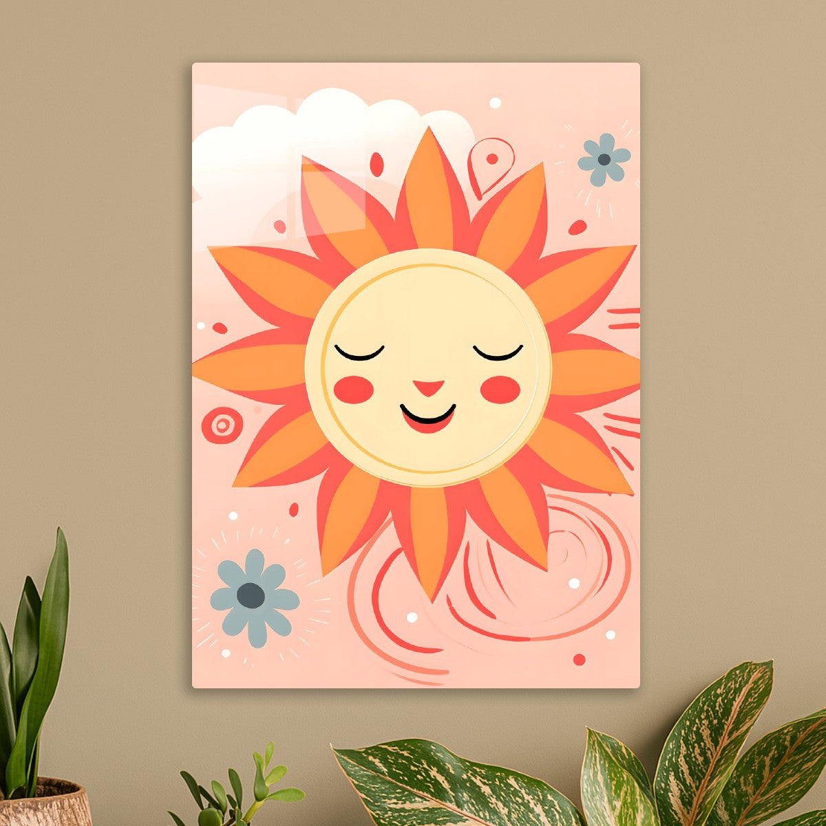 Happy Sun Illustration