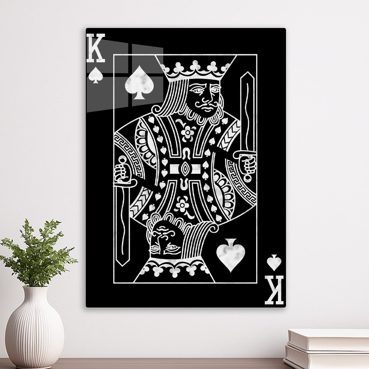 King of Spades Card