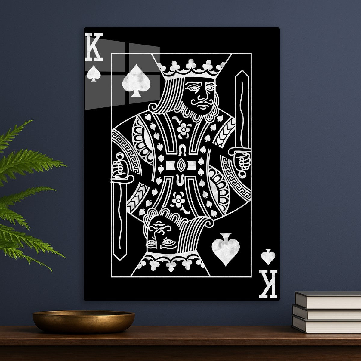 King of Spades Card