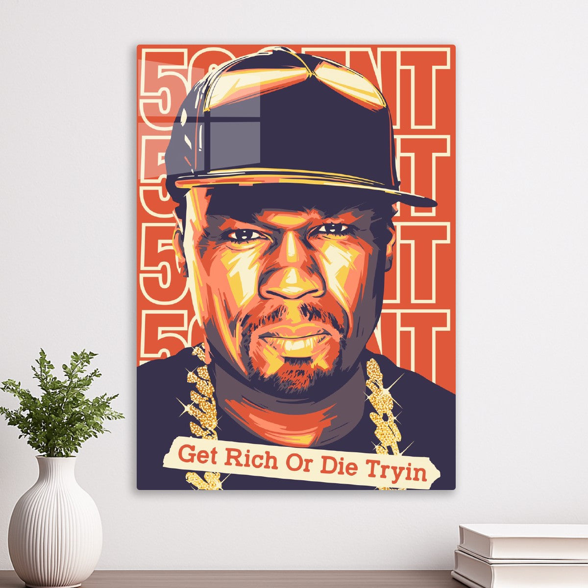 50 Cent Pop Art Poster