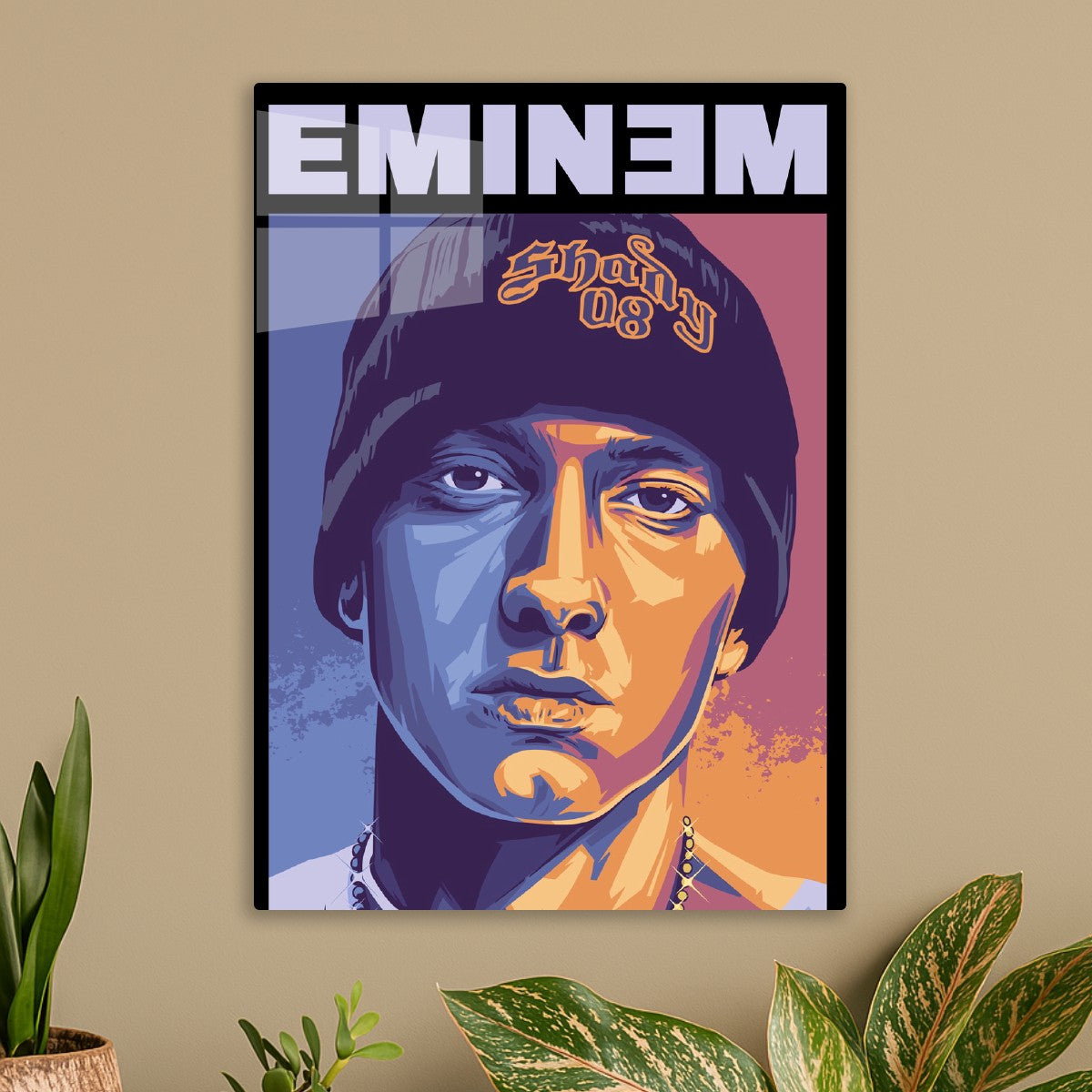 Eminem "Shady 08" Pop Art Post