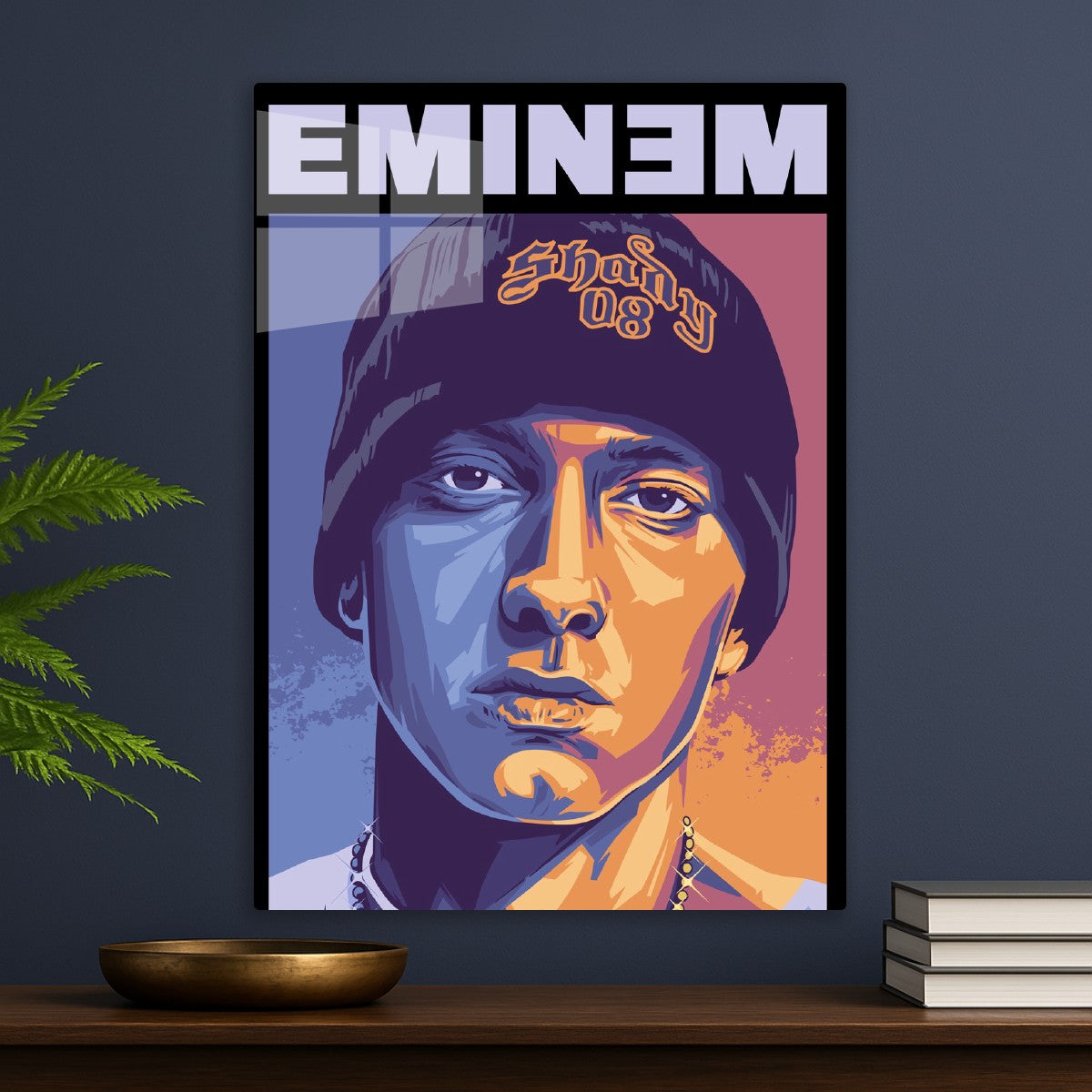 Eminem "Shady 08" Pop Art Post