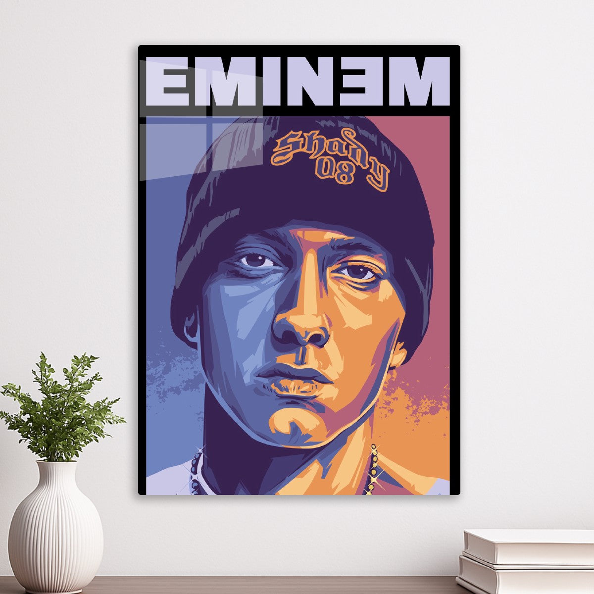 Eminem "Shady 08" Pop Art Post