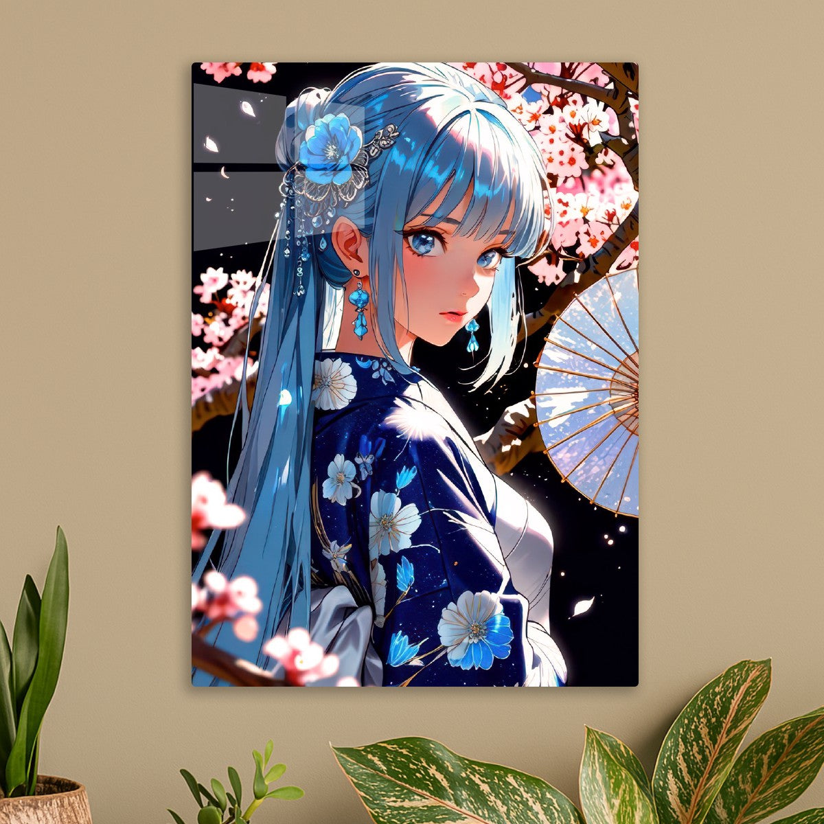 Girl Wearing Kimono