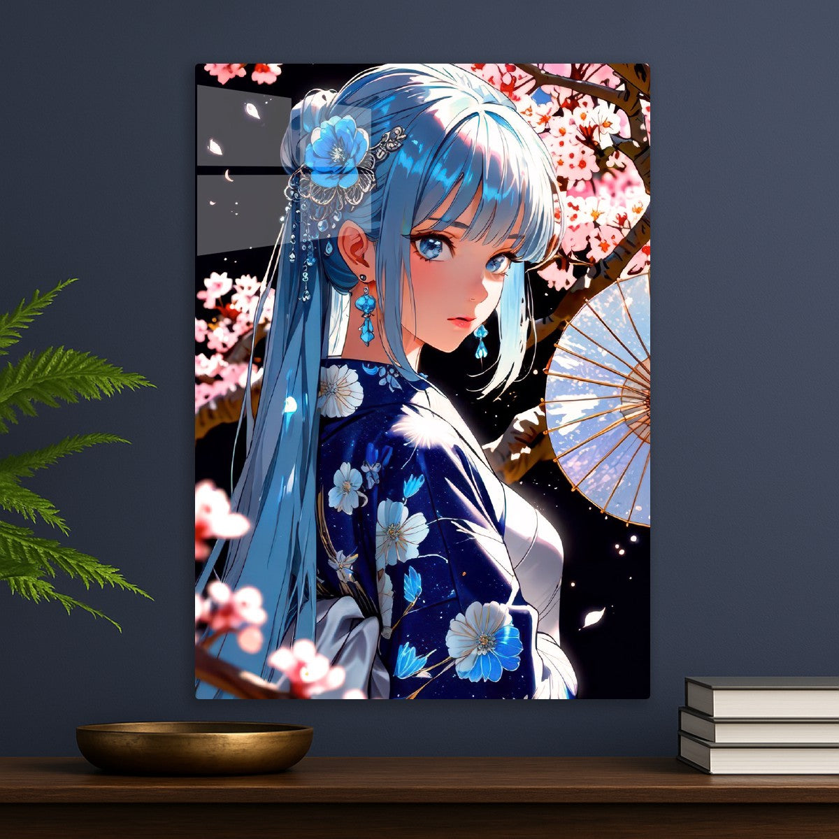 Girl Wearing Kimono