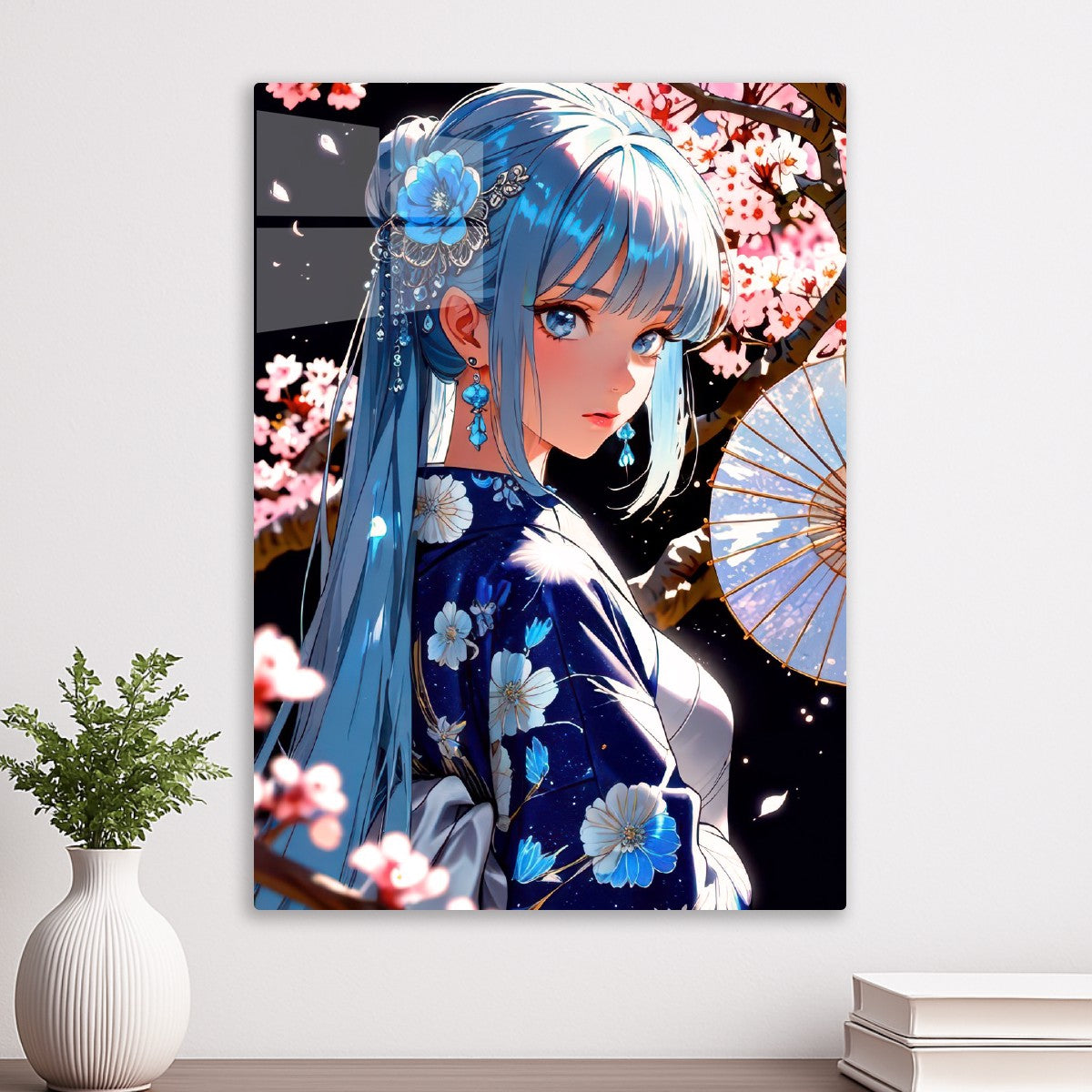 Girl Wearing Kimono
