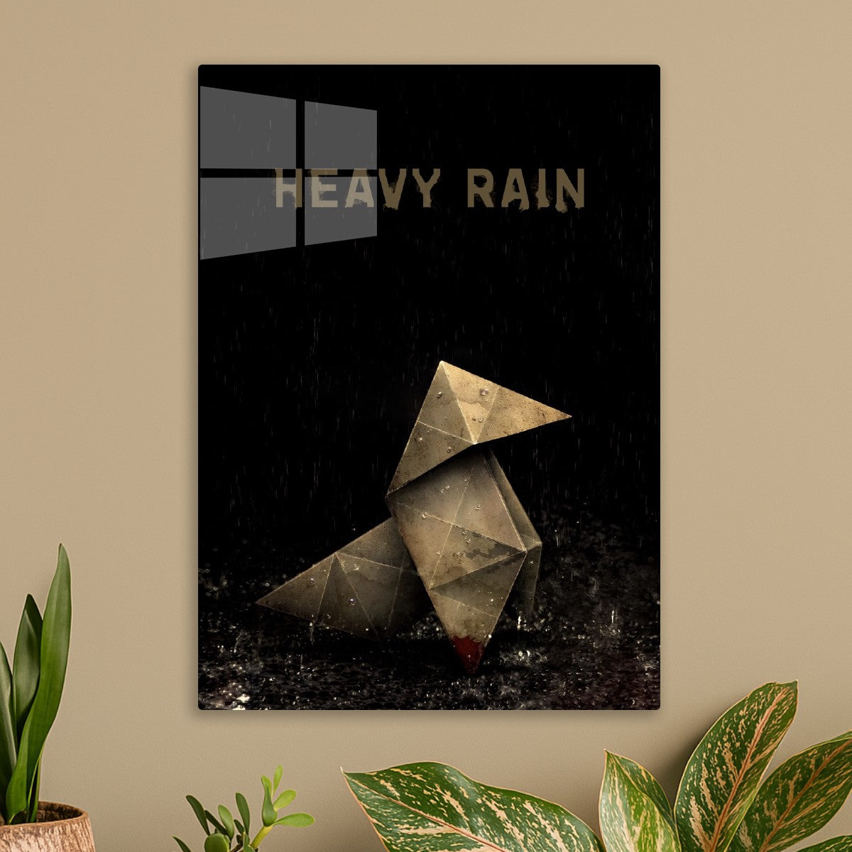 Heavy rain origami
