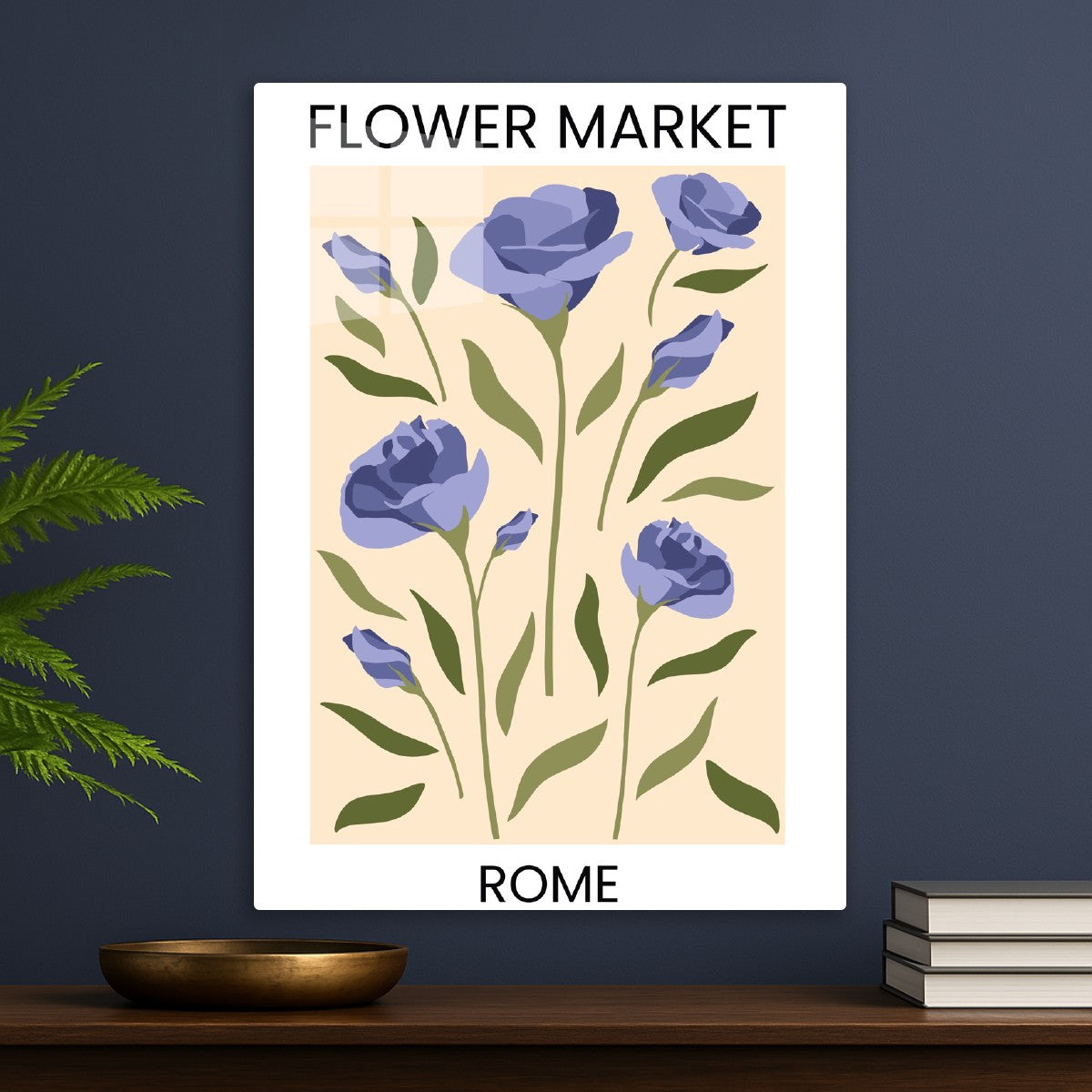 Rome Violet Florals
