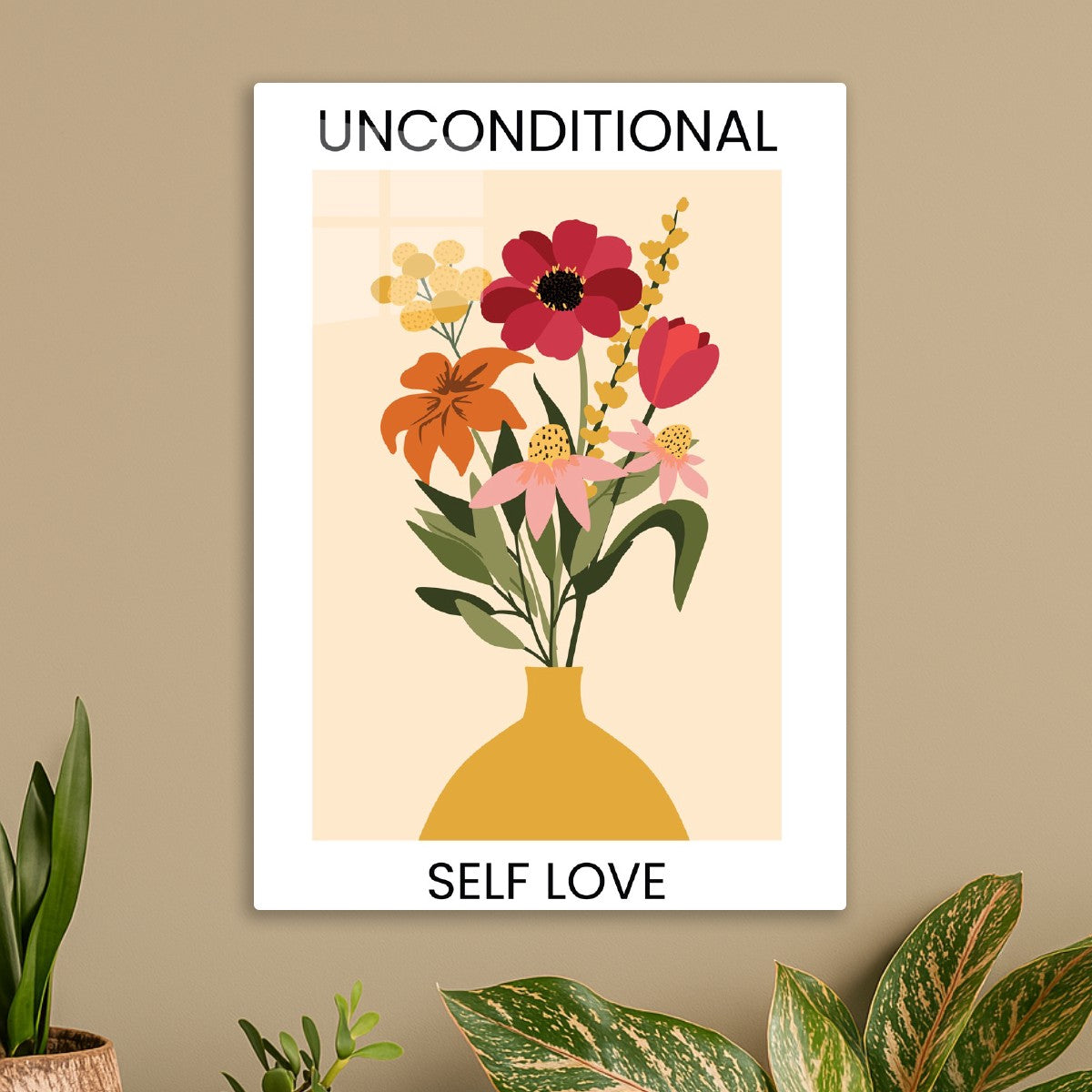 Self Love Flower Poster