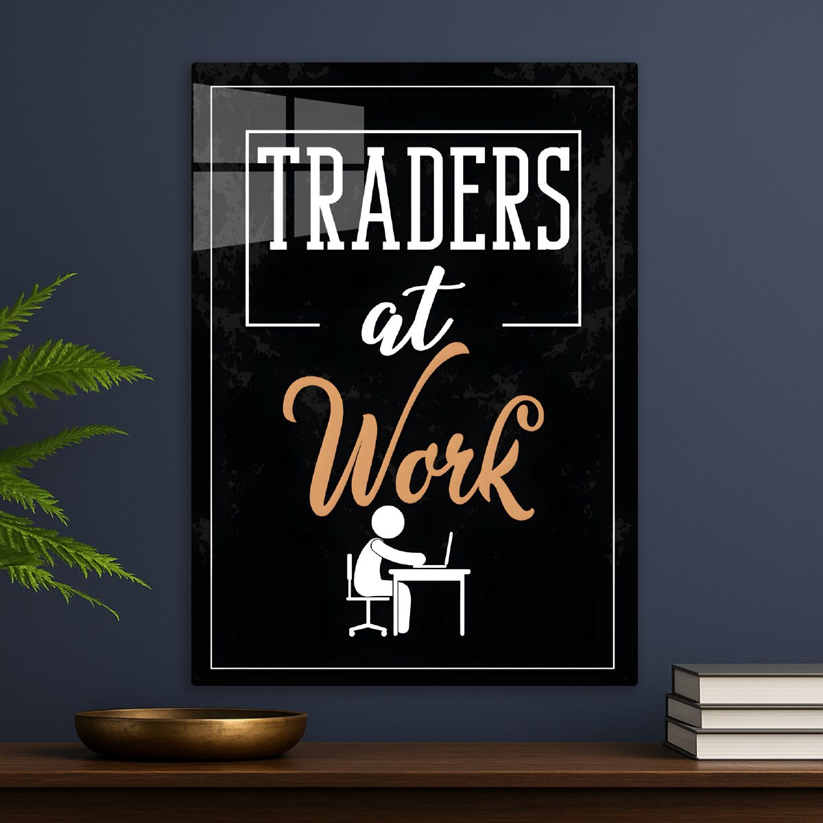 Traders At Work Sign