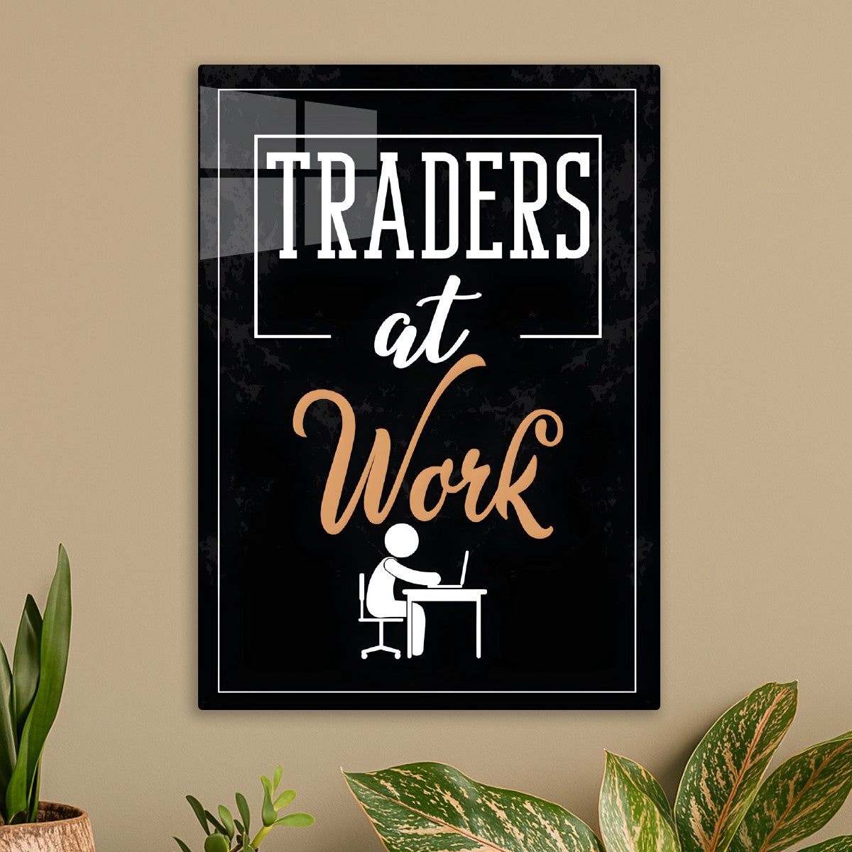 Traders At Work Sign
